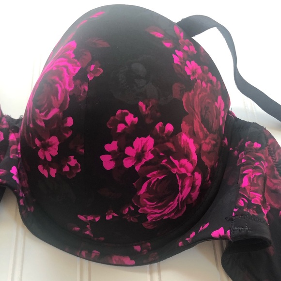 Torrid Curve Plus Size Covetable Floral Push Up Bra - Picture 6 of 9
